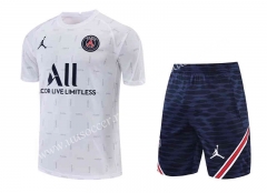 2022-23 Paris SG White Thailand Soccer Training Uniform-418