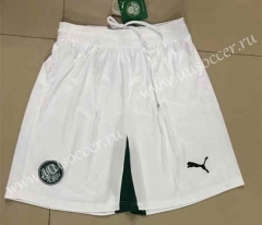 2022-23 Palmeiras Home White Thailand Soccer Shorts-5805