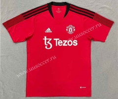 2022-23 Manchester United Red  Thailand Soccer Training Jersey-817