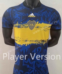 Player version 2022-23 Concept version  Boca Juniors Blue&Yellow Thailand Soccer Jersey-709