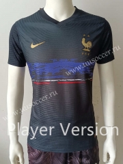 Player Version2022-23 France  Black Thailand Soccer Jersey AAA-807