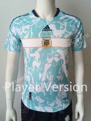 Player Version  2022-23 Argentina Green&White Thailand Soccer Jersey AAA-807