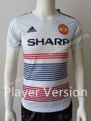 Player version 2022-23   Manchester United White Thailand Soccer jersey AAA-807