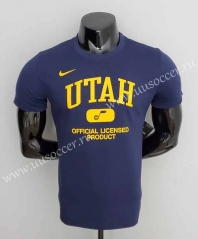 2022-23 NBA Utah Jazz Royal Blue  Cotton T-shirt-CS