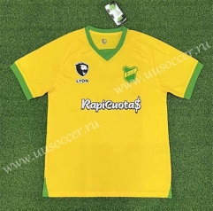 2022-23 Defensa y Justicia Yellow Thailand Soccer Jersey AAA-403