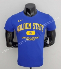 22-23NBA Golden State Warriors Blue Cotton T-shirt-CS
