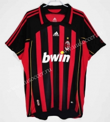 Retro Version 06-07  AC Milan Home Red&Black Thailand Soccer Jersey AAA-c1046
