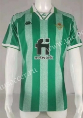 Retro Version Real Betis Home White&Green Thailand Soccer Jersey AAA-503
