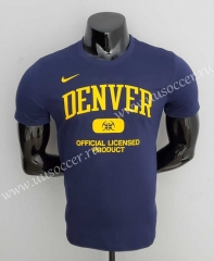 2022-23 NBA Denver Nuggets Royal Blue Cotton T-shirt-CS