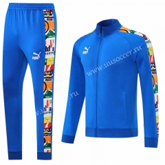 2022-23 Puma  Cai Blue Jacket Uniform-LH