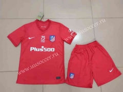 75th Anniversary Edition Atlético Madrid Red Soccer Uniform-718