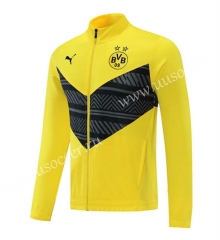2022-23 Borussia Dortmund Yellow Soccer Jacket top -LH