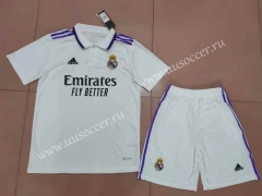 2022-23 Real Madrid Home White  Soccer Uniform-718