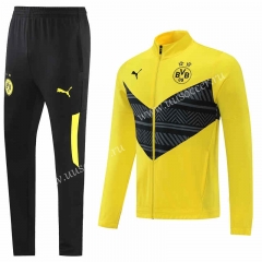 2022-23 Borussia Dortmund Yellow Soccer Jacket Uniform-LH