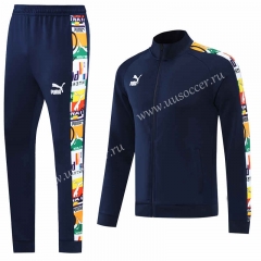 2022-23 Puma   Royal Blue Jacket Uniform-LH