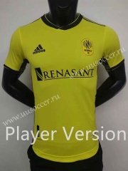 Player Version 2022-23 Nashville Home  Yellow Thailand Soccer Jersey AAA-6724