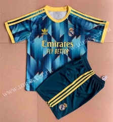 Concept version 2022-23 Real Madrid Blue  Soccer Uniform-AY