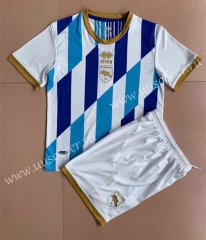 2022-23  US Pescara  Home White&Blue Soccer Uniform-AY