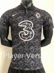 Player version 2022-23 Chelsea  3rd Away Black  Thailand Soccer Jersey AAA-6154