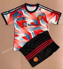 Concept version 2022-23  Manchester United Red&White  Soccer Uniform-AY