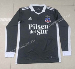 2022-23   CD Colo-Colo Black Thailand LS Soccer jersey-HR