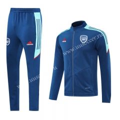 2022-23  Arsenal Blue Thailand Soccer Jacket Uniform- LH