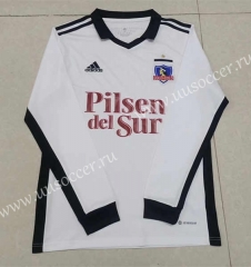 2022-23   CD Colo-Colo White  Thailand LS Soccer jersey-HR