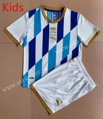 2022-23  US Pescara  Home White&Blue kids Soccer Uniform-AY