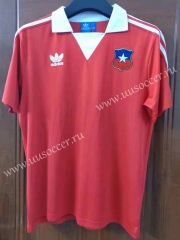 1982  Chile Home Red Thailand Soccer Jersey-7T