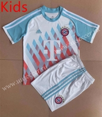 Concept version 2022-23 Bayern München Blue kids  Soccer Uniform-AY