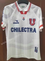 1986 Universidad de Chile Away White  Thailand Soccer Jersey-7T