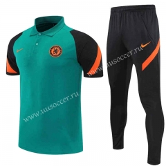 2022-23 Chelsea Green Thailand Polo Uniform-4826