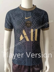Player Version  2022-23  Paris SG Black&Golden Thailand Soccer Jersey AAA-807