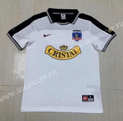 1999 CD Colo-Colo Home White Thailand Soccer Jersey AAA-512