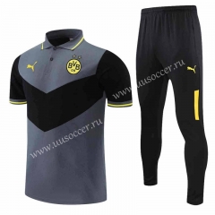 2022-23 Borussia Dortmund Dary Gery Thailand Polo Uniform-4627