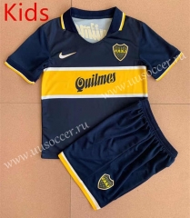 96-97 Retro versionBOCA Juniors Home Royal Blue kids  Soccer Uniform-AY