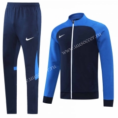 2022-23  Nike Royal Blue Soccer Jacket Uniform -LH
