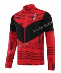 2022-23 AC Milan  Red Soccer Jacket Uniform-LH
