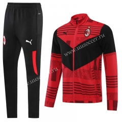 2022-23 AC Milan Red Soccer Jacket Uniform-LH