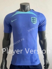 Player version 2022-23  England  Blue Thailand Soccer Jersey AAA-518