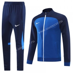 2022-23  Nike Cai Blue Soccer Jacket Uniform -LH