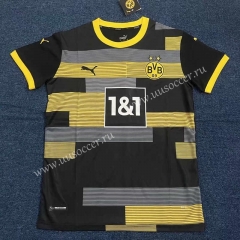 2022-23 Borussia Dortmund Black&Yellow Thailand Training Soccer Jersey-3160