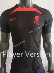 Player version 2022-23 Liverpool Black  Thailand Soccer Training Jersey AAA-518