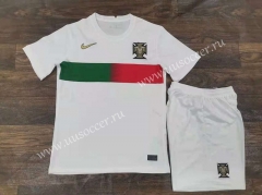 2022-23 Portugal White Soccer Uniform-709