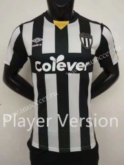 Player Version 22-23 Terengganu Home Black&White  Thailand Soccer Jersey AAA