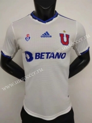 Player version 2022-23 Universidad de Chile Away White Thailand Soccer Jersey