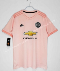 17-18 Retro Version Manchester United Away Pink Thailand Soccer Jersey AAA-c1046
