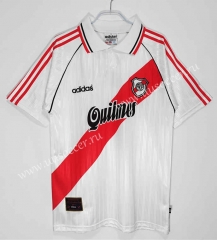 95-96  CA River Plate Home White Thailand Soccer Jersey AAA-c1046