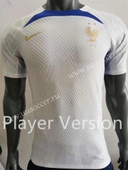 Player version 22-23 France White Thailand Training Soccer Jersey-518