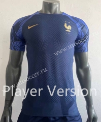 Player version 22-23 France Blue Thailand Training Soccer Jersey-518